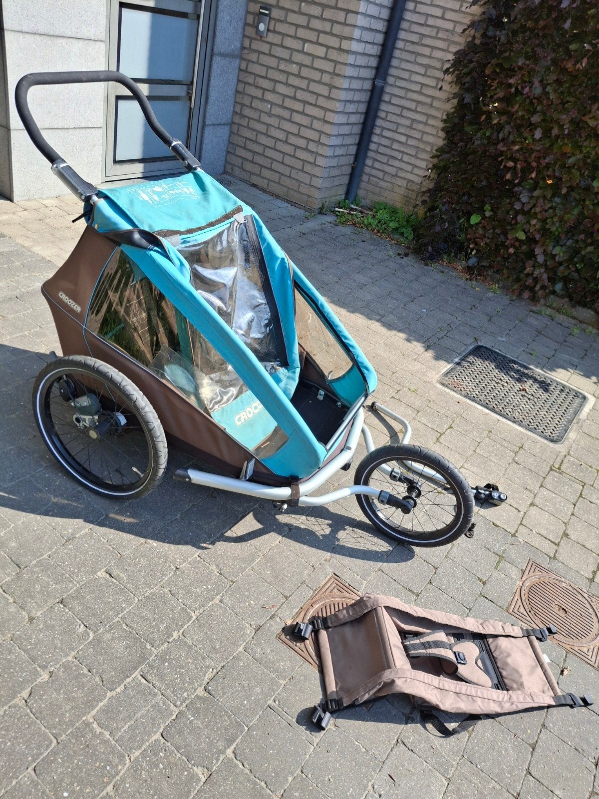 Croozer Kid voor 2 fietskar — Premium (met babypakket)