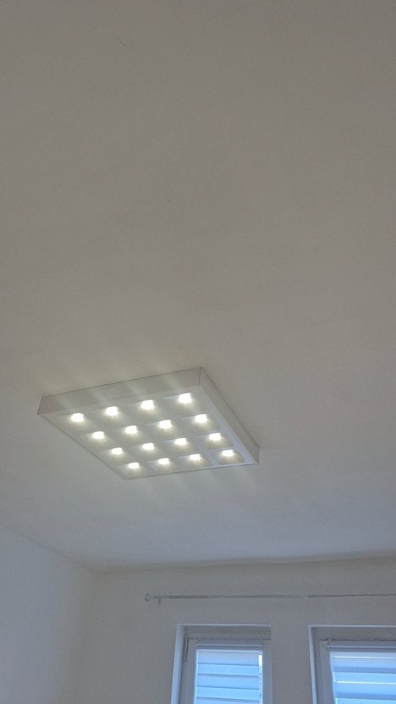 Plafondlampen, Huis en Inrichting, Lampen | Plafondlampen, Gebruikt, LED, Ophalen of Verzenden, Wit