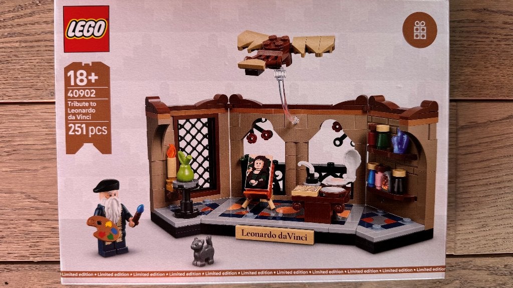 LEGO 40902 Tribute to Leonard da Vinci – neuf, Neuf, Enlèvement ou Envoi, Lego, Non ouvert/scellé