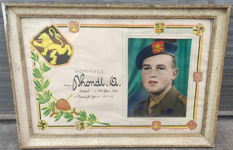 Hommage a un soldat, Antiquités & Art, Art | Lithographies & Sérigraphies, Lithographie, Enlèvement ou Envoi