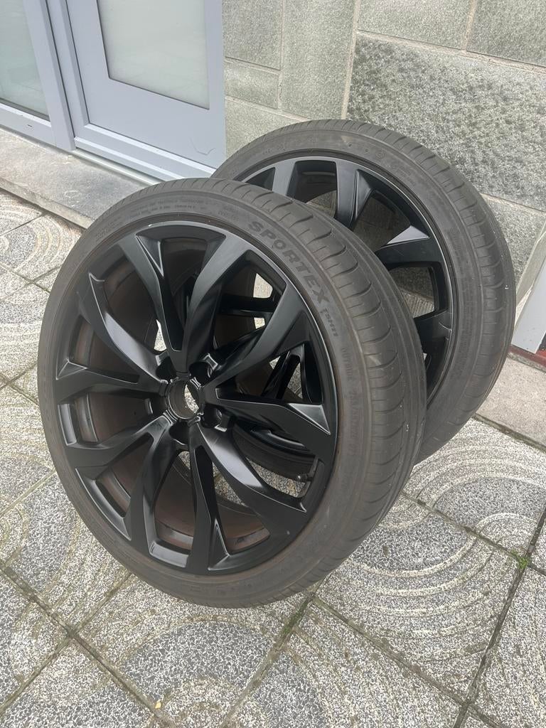 4 velgen met banden, Auto-onderdelen, Banden en Velgen, Ophalen, Band(en)