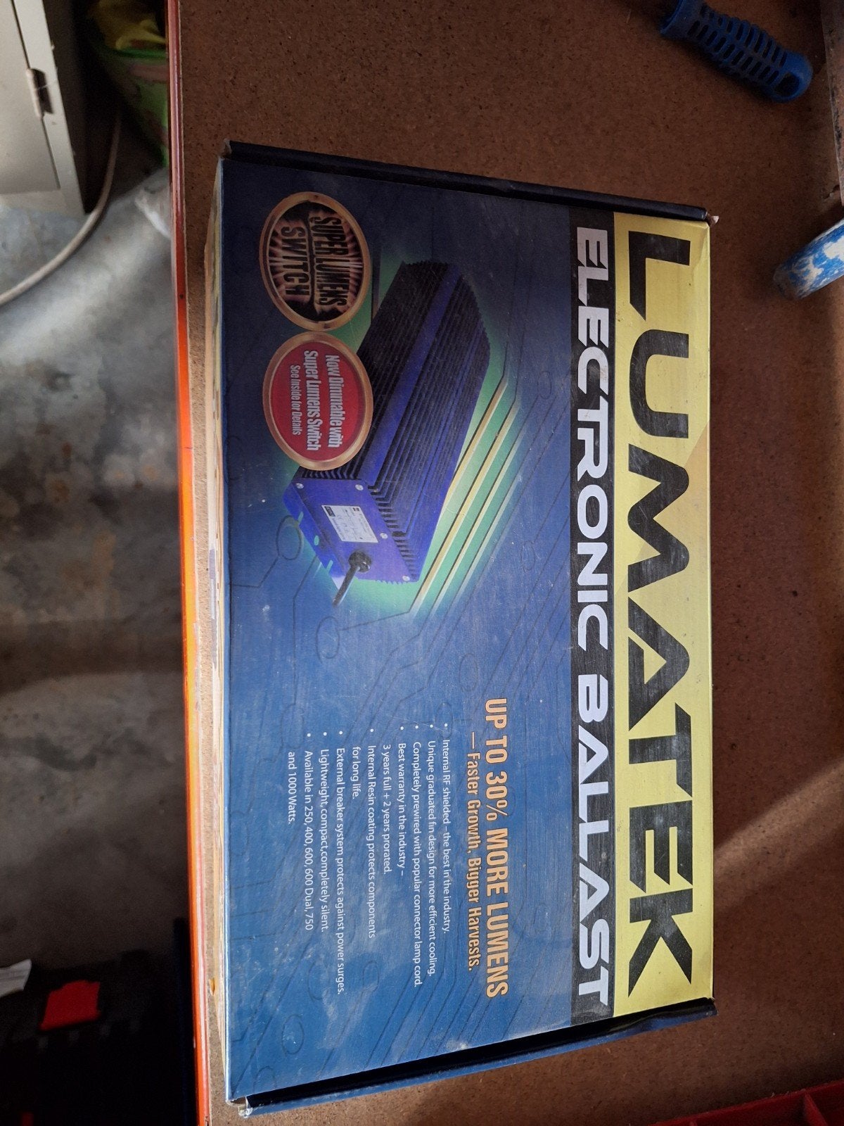 Lumatek Electronic Ballast, Enlèvement