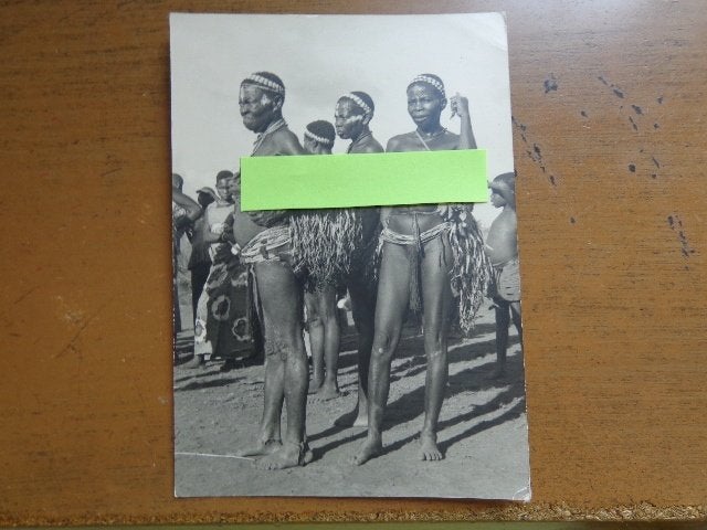 Foto Postkaart Naakt - Africa, Verzenden, 1960 tot 1980, Gelopen, Overige thema's