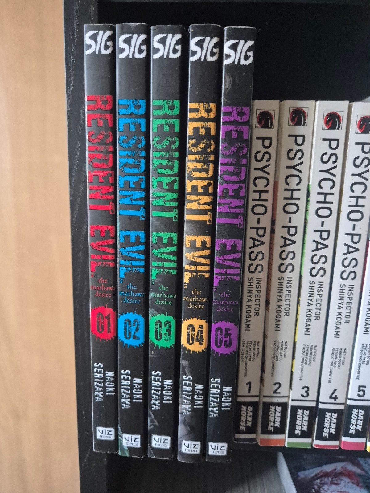 Resident Evil Marhawa Desire Manga 1-5 Complet Rare OOP, Livres, BD, Enlèvement ou Envoi