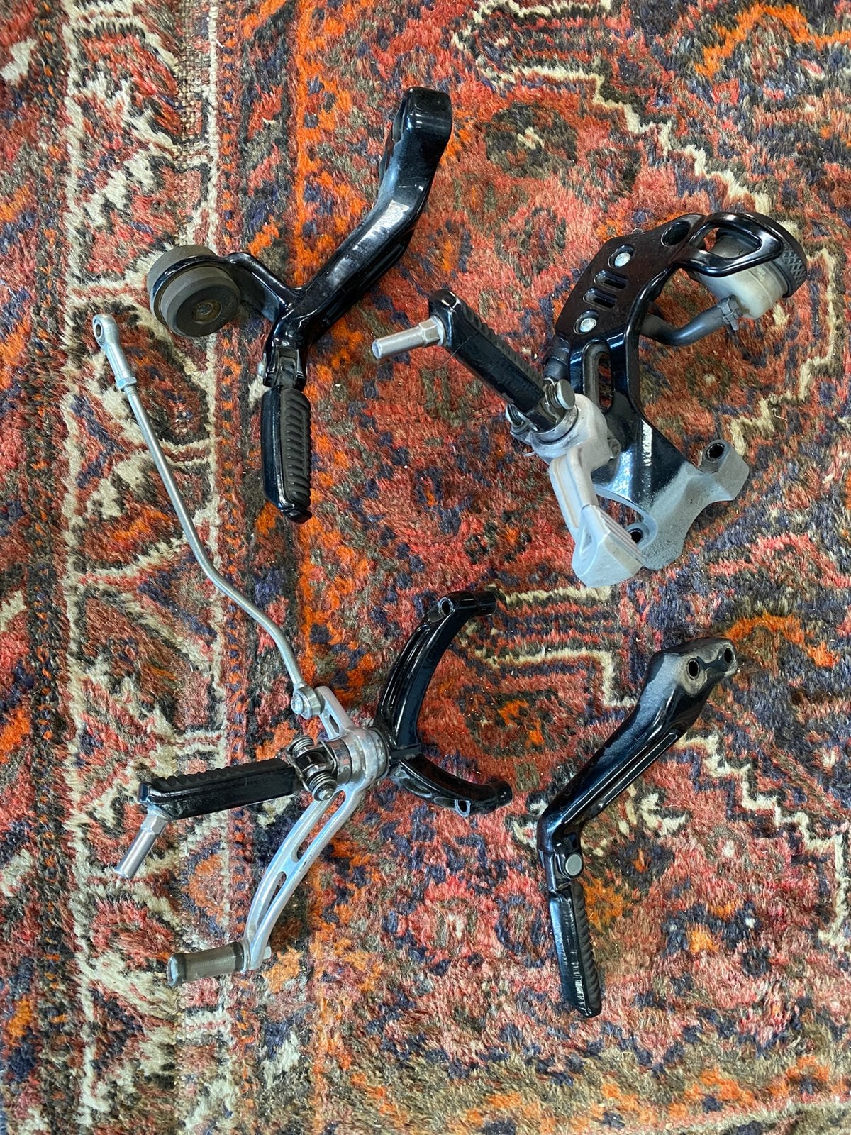 Harley Davidson Compleet Voetsteunen Set, Ophalen of Verzenden, Gebruikt
