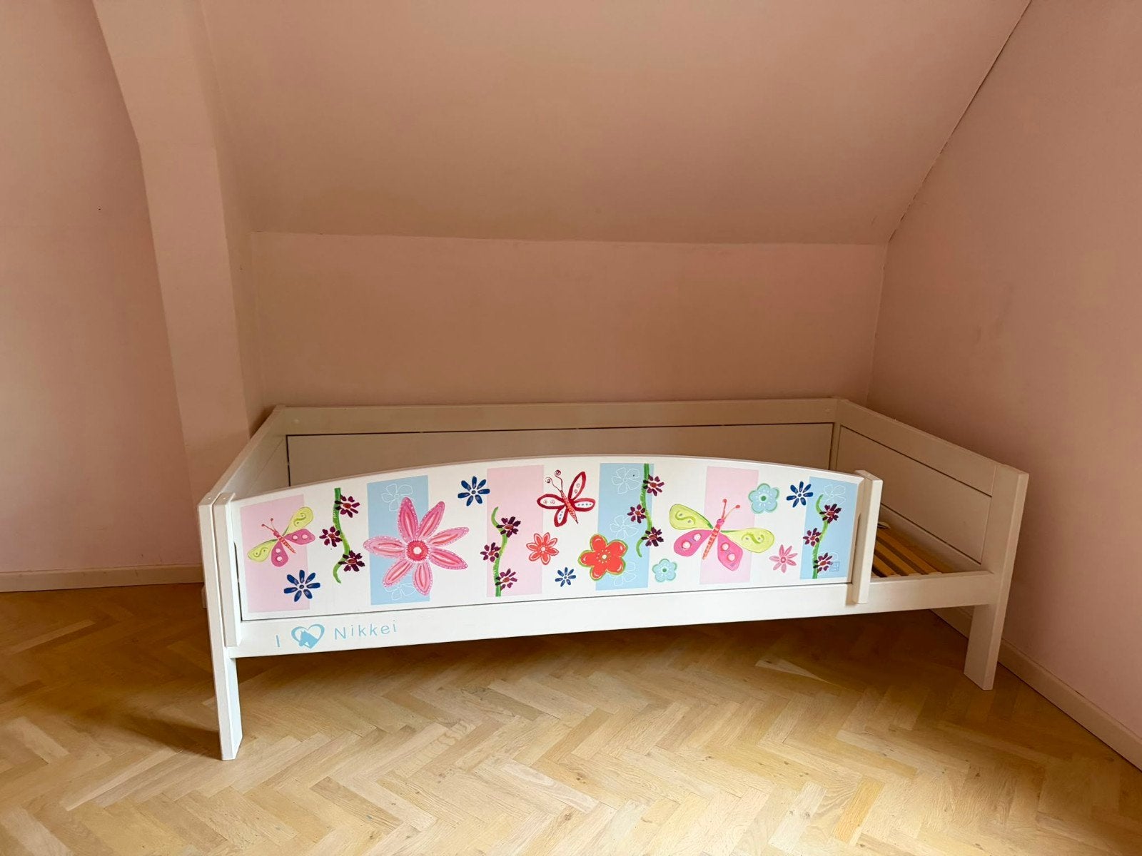 meisjesbed met lattenbodem 1 persoon, Kinderen en Baby's, Ophalen, Lattenbodem
