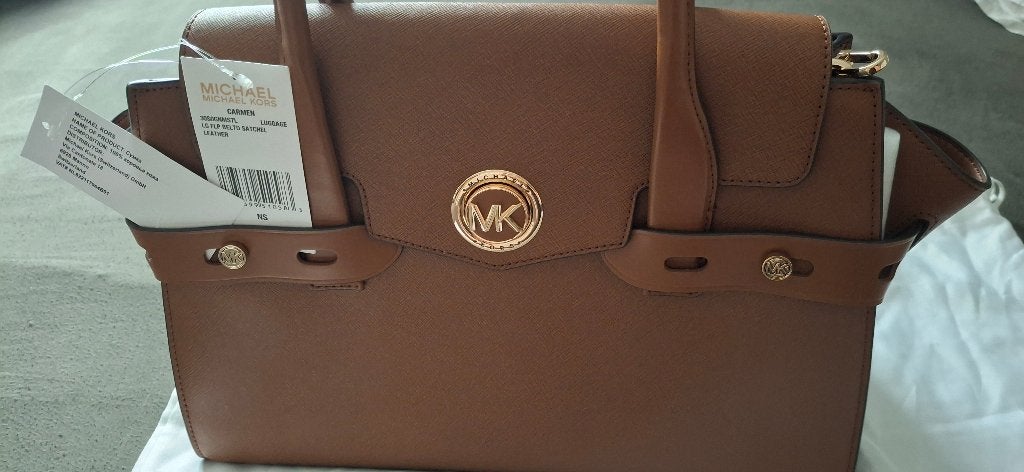 Michael Kors handtas, cognac kleur, Ophalen, Nieuw, Overige kleuren, Handtas