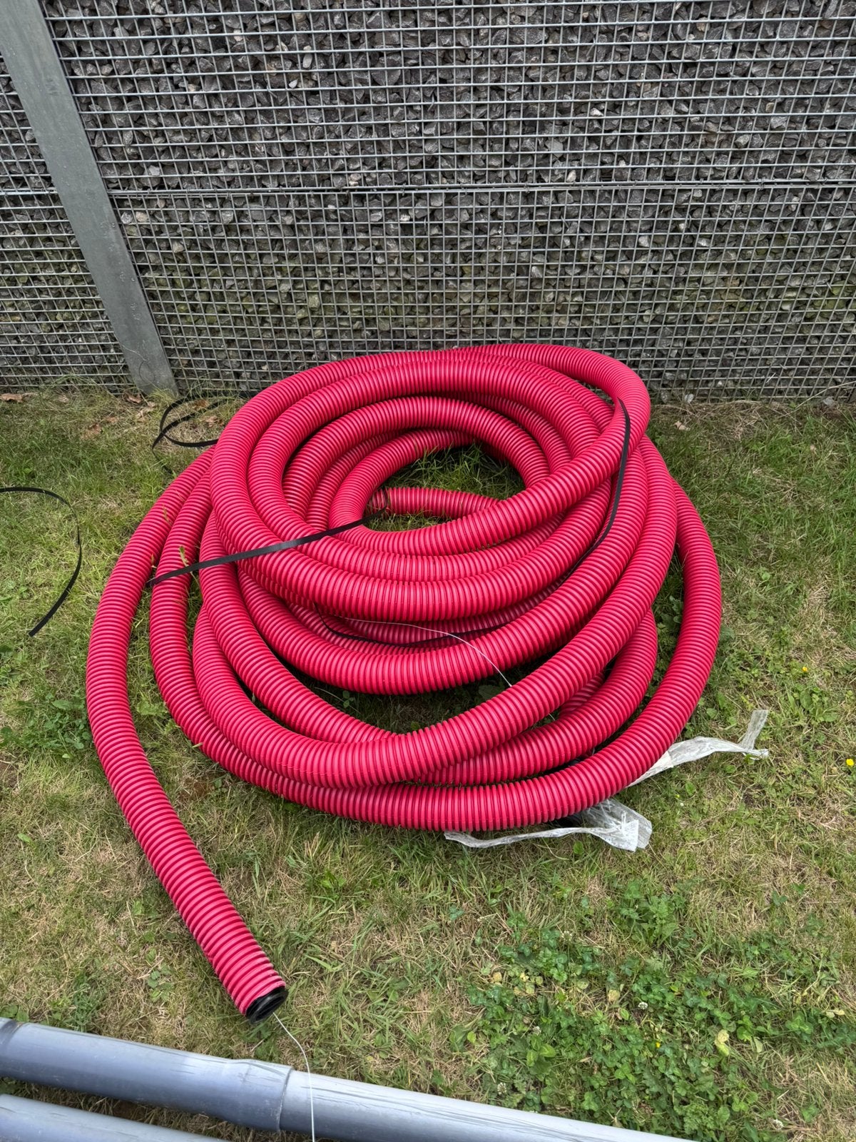 Gaine rouge 63mm 25m neuve, Enlèvement, Neuf