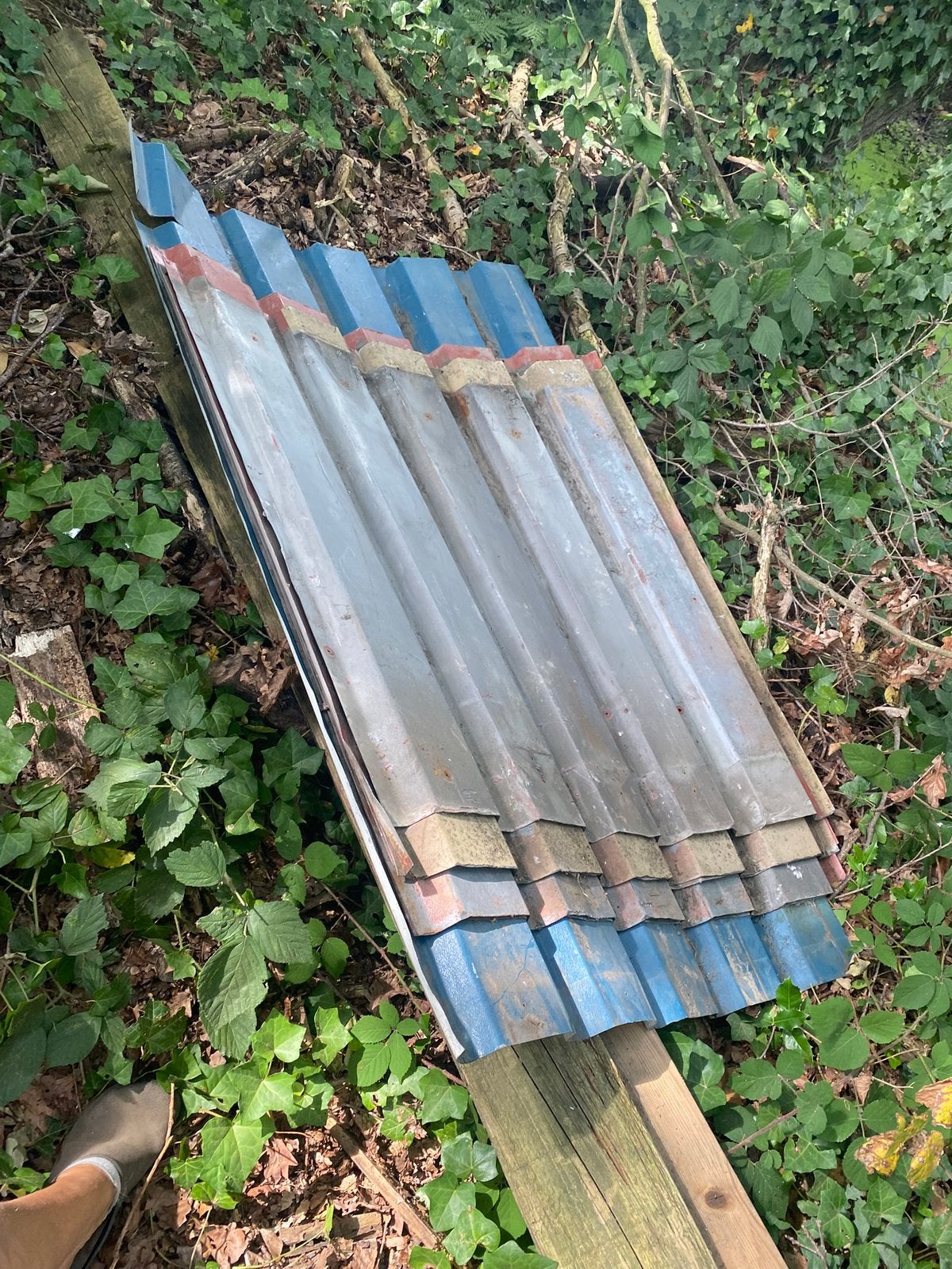 Metalen dakplaten – 1 m x 1,5 m, Doe-het-zelf en Bouw, Dakpannen en Dakbedekking, Ophalen