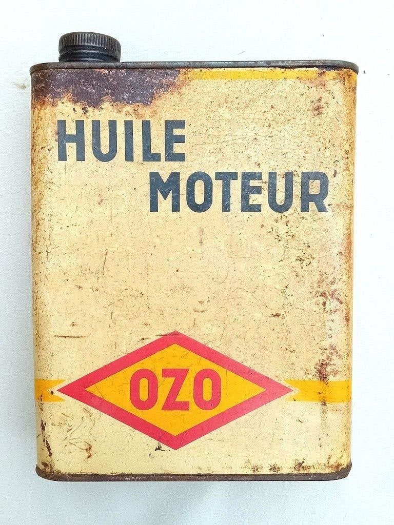Zeldzaam olieblik Huile Spéciale OZO, Ophalen of Verzenden, Gebruikt