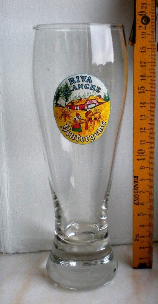 RIVA wit, Verzamelen, Biermerken, Ophalen of Verzenden, Zo goed als nieuw, Glas of Glazen