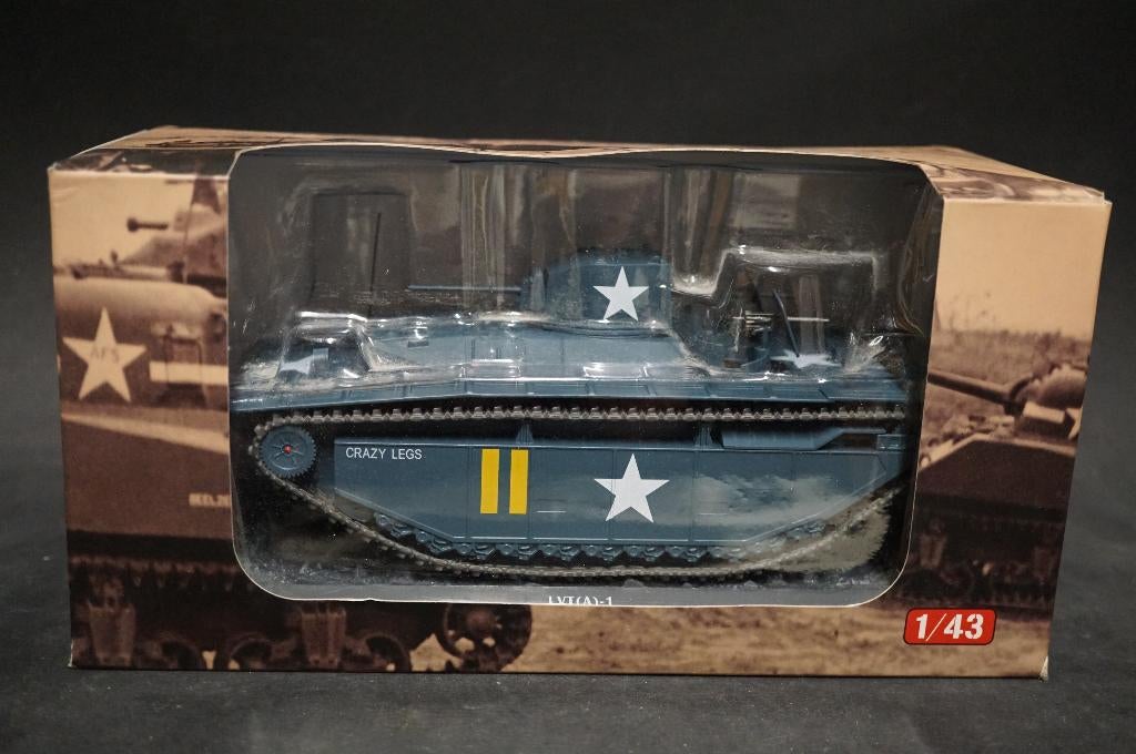 Altaya LVT 1 amphibian tank - Saipan 1944 - 1/43 - TOP, Ophalen of Verzenden, Zo goed als nieuw