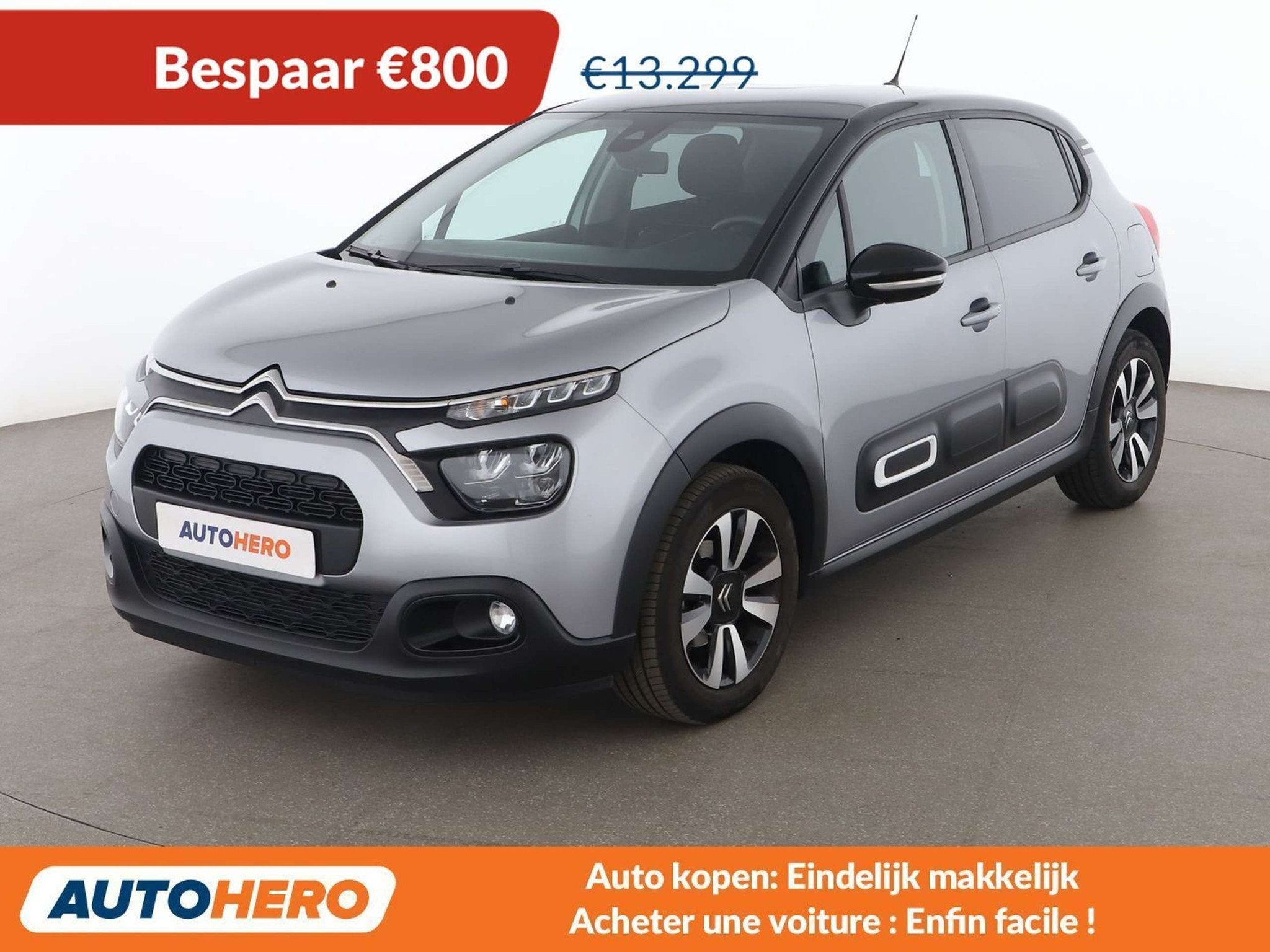 Citroën C3 1.2 PureTech Shine (bj 2023), Auto's, Voorwielaandrijving, Stof, Gebruikt, Euro 6