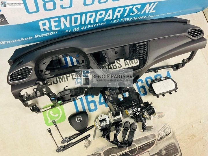 Airbag set OPEL Grandland X 2017-2021 Dashboard Airbagset #, Gebruikt, -, -, 6 maanden garantie