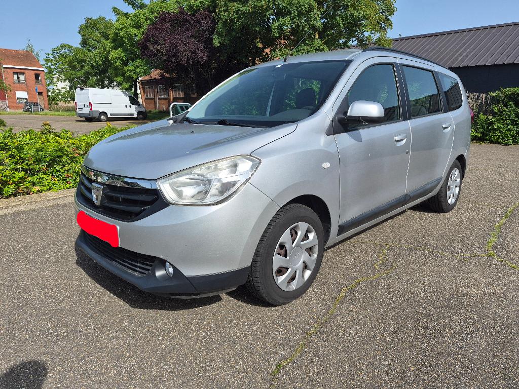 Dacia Lodgy - 1.6 Benzine - 41.000km, Autos, Dacia, Achat, Boîte manuelle, Noir, 5 portes