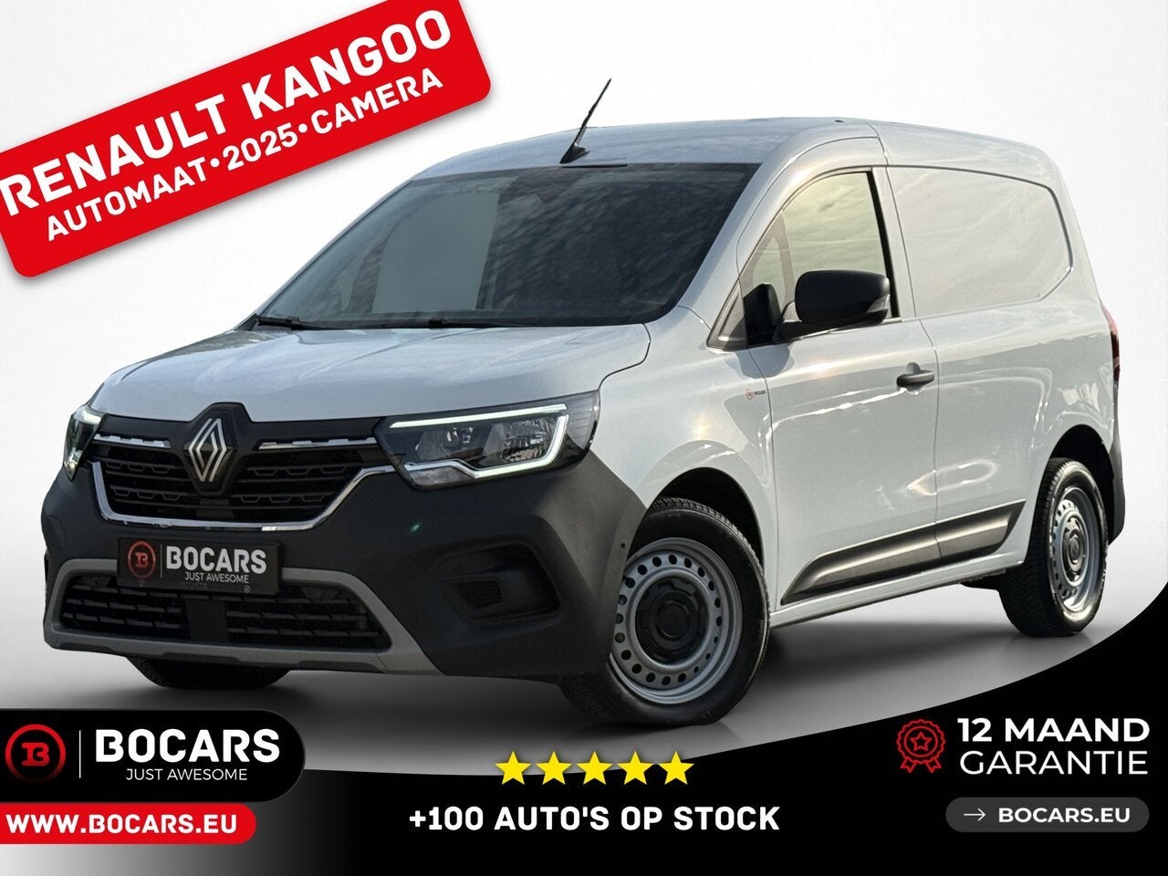 Renault Kangoo VAN, Auto's, Bestelwagens en Lichte vracht, 4 deurs, 0 cilinders, 95 pk, Wit