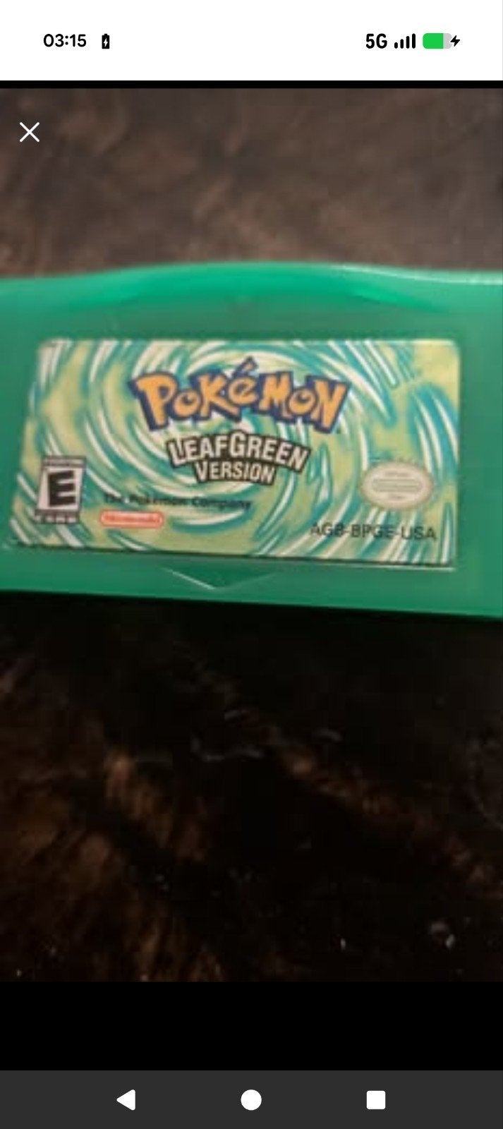 Originele Pokémon LeafGreen (GBA) - Amerikaanse USA Versie -, Games en Spelcomputers, Ophalen of Verzenden, Gebruikt