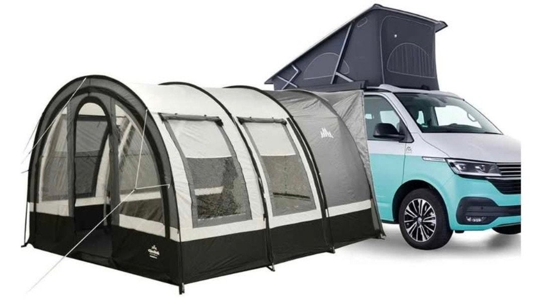 Obelink Paradise VK BUSTENT + binnentent & magnetische afslu, Caravans en Kamperen, Voortenten en Luifels, Ophalen, Zo goed als nieuw