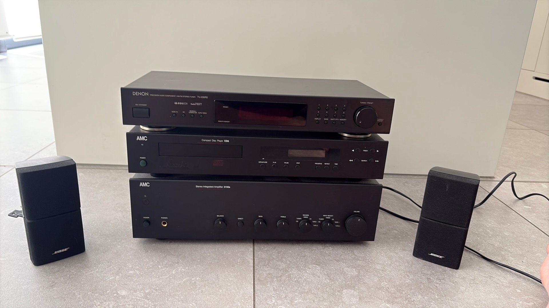Stereo installatie, Ophalen, Zo goed als nieuw, Denon