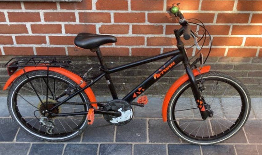 B'Twin Original jongensfiets 20 inch (6-8 jaar), Vélos & Vélomoteurs, Frein sur jante, Frein à main, Utilisé, Btwin Decathlon