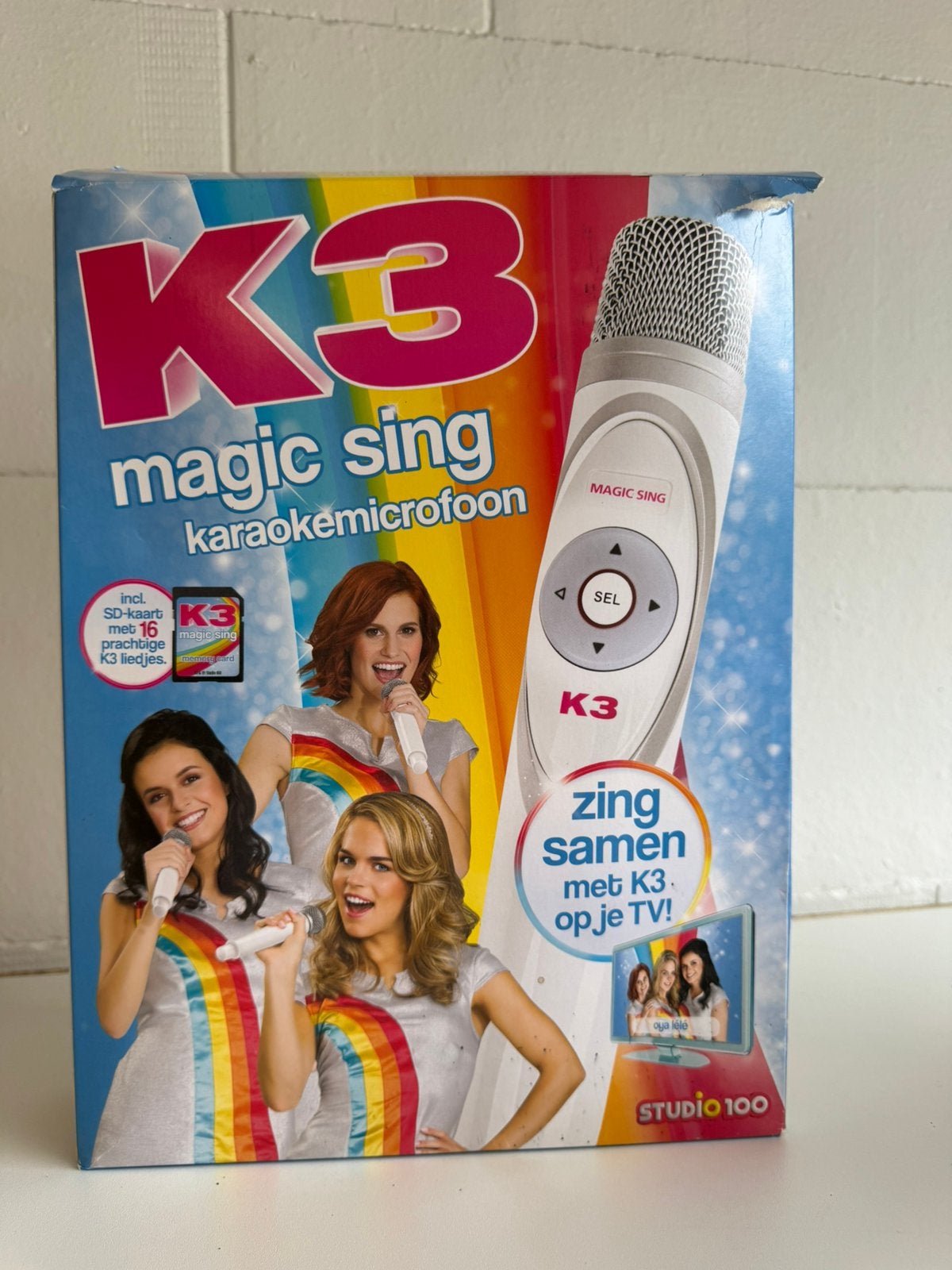 K3 Magic Sing karaokemicrofoon, Ophalen, Zo goed als nieuw