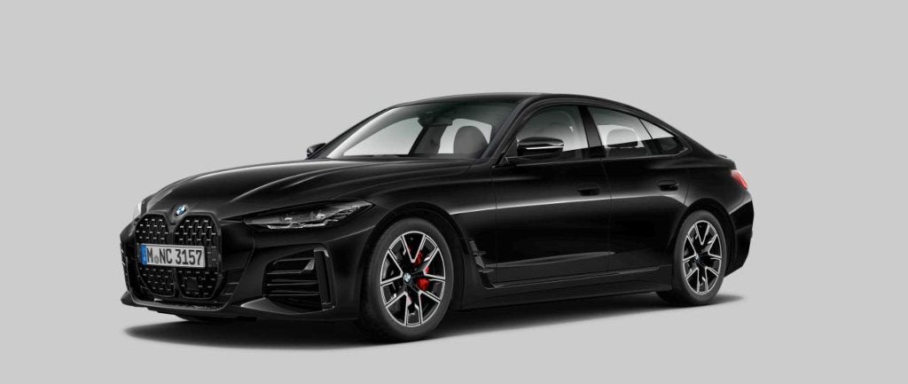 BMW 420i gran coupe  M-sportpakket 2024, Autos, BMW, Cuir, Euro 6, Noir, 5 portes
