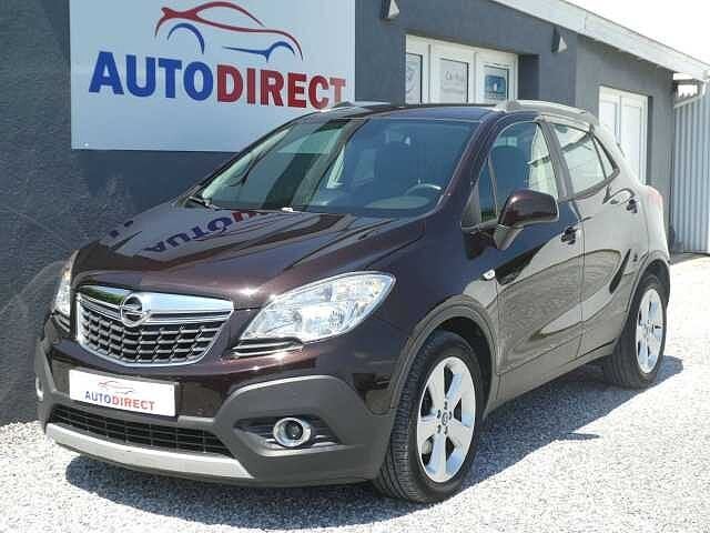 Opel Mokka 1.6i 4x2 Cosmo Navi, Airco, Bluetooth, PDC, Auto's, Zwart, Bruin, Bedrijf, 83 kW