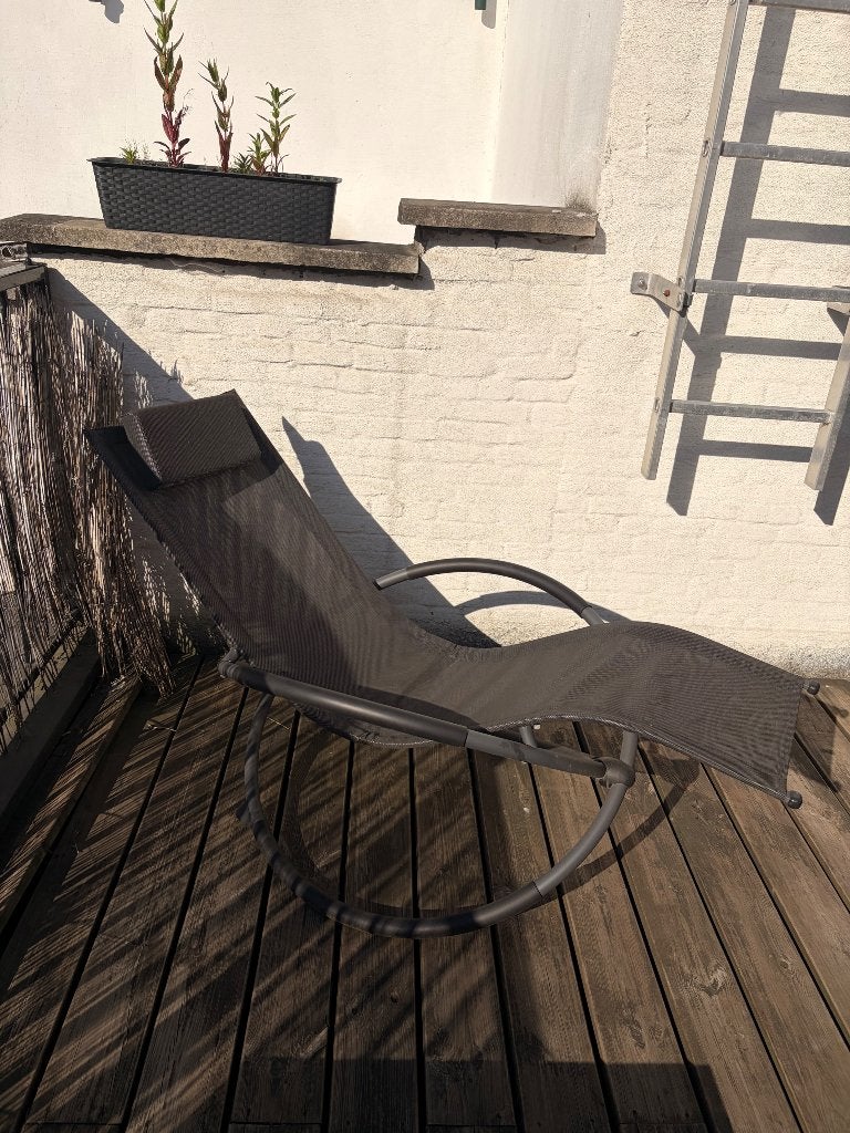 Relaxstoel met hoofdkussen, Ophalen, Gebruikt, Overige materialen
