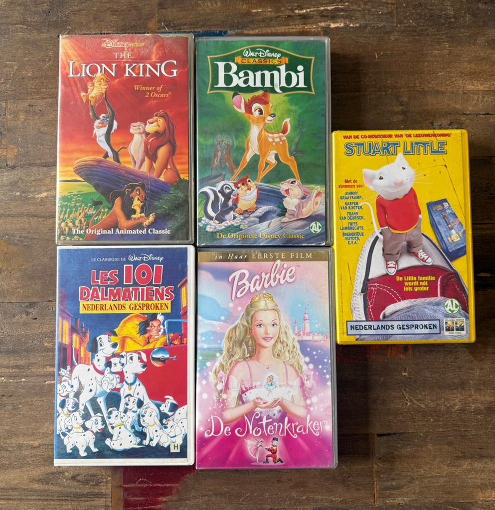 VHS kinderfilms, Ophalen of Verzenden, Zo goed als nieuw