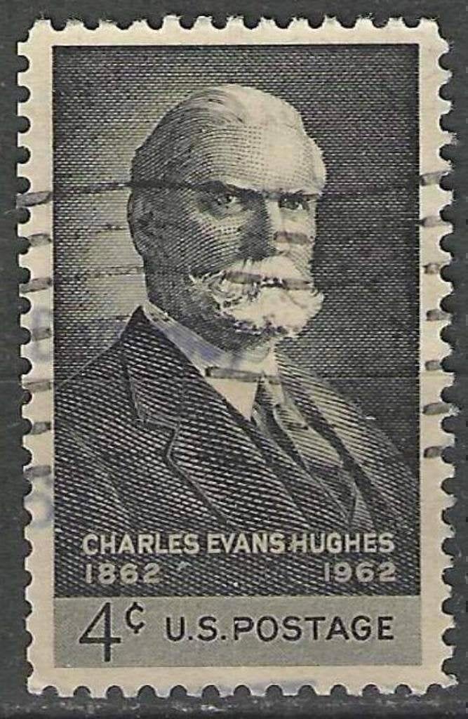 États-Unis 1962 - Yvert 728 - Charles Evans Hughes (ST), Envoi, Affranchi