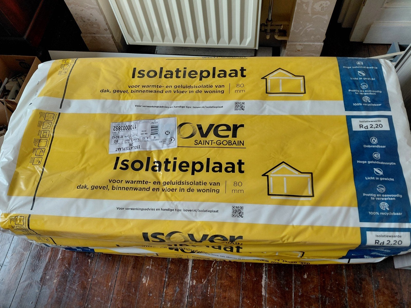 Isolatie platen Isover, Doe-het-zelf en Bouw, Isolatie en Afdichting, Ophalen, Glaswol