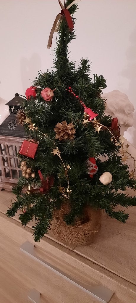 Sympathique sapin vintage 60cm, Enlèvement