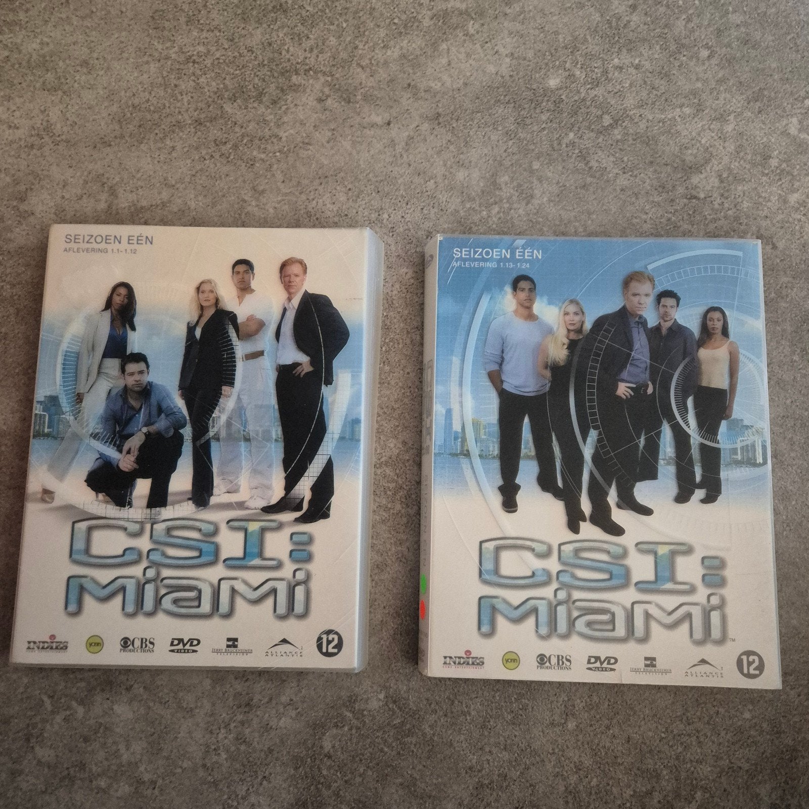 2 dvd boxen CSI Miami, seizoen 1, Boxset, Ophalen of Verzenden, Zo goed als nieuw, Actie en Avontuur