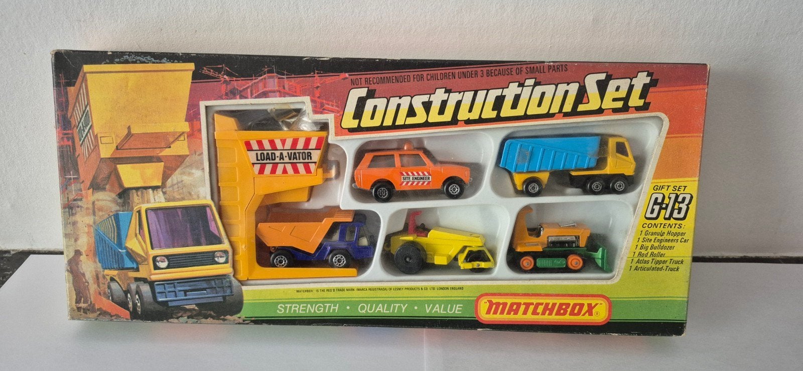 Matchbox construction set 1975., Hobby en Vrije tijd, Ophalen of Verzenden, Gebruikt, Auto