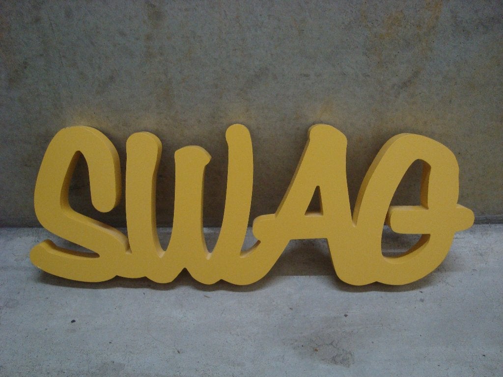 SWAG déco mural, Maison & Meubles, Accessoires pour la Maison | Décorations murale, Jaune, Objet de décoration, Comme neuf, Enlèvement