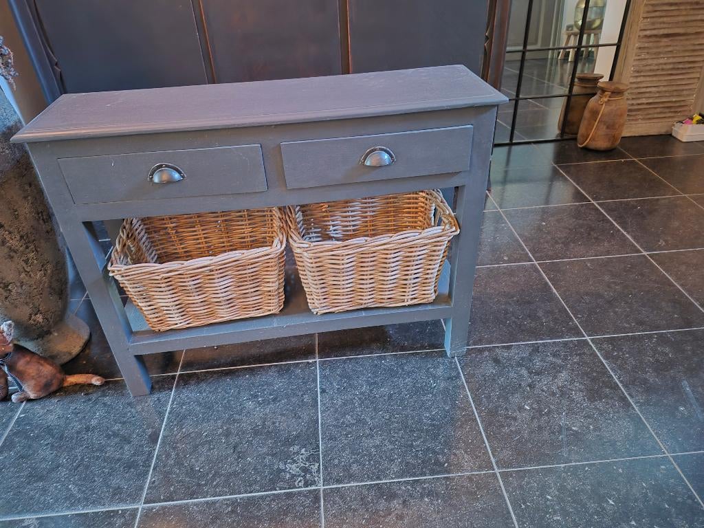 Halkast/muurkast, Huis en Inrichting, Ophalen, 50 tot 100 cm, 25 tot 50 cm, Landelijk