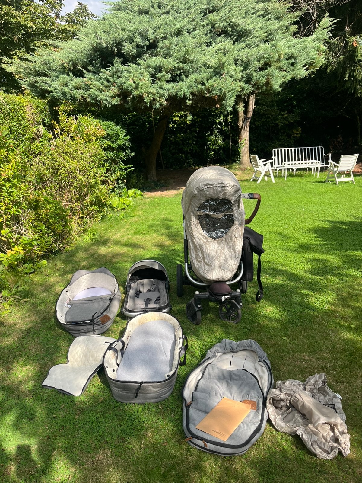Dubbele joolz kinderwagen, Ophalen, Gebruikt, Combiwagen, Duowagen