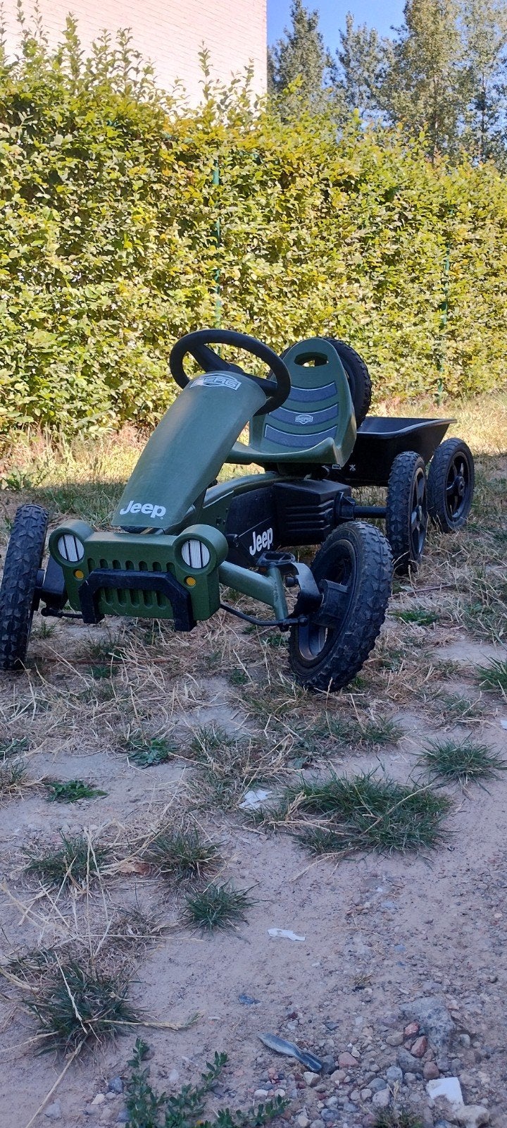 Berg Go-cart Jeep Adventure met Trailer Buddy Rally, Kinderen en Baby's, Speelgoed | Buiten | Skelters, Ophalen, Zo goed als nieuw