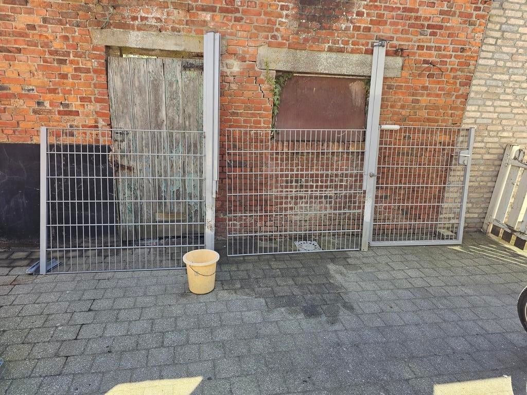 Metalen tuinpoort+ afrastering, Tuin en Terras, Ophalen