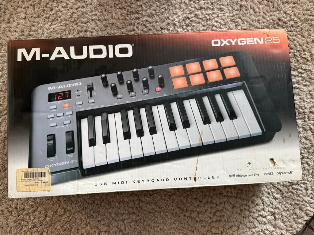 M-Audio, Muziek en Instrumenten, Ophalen, Zo goed als nieuw