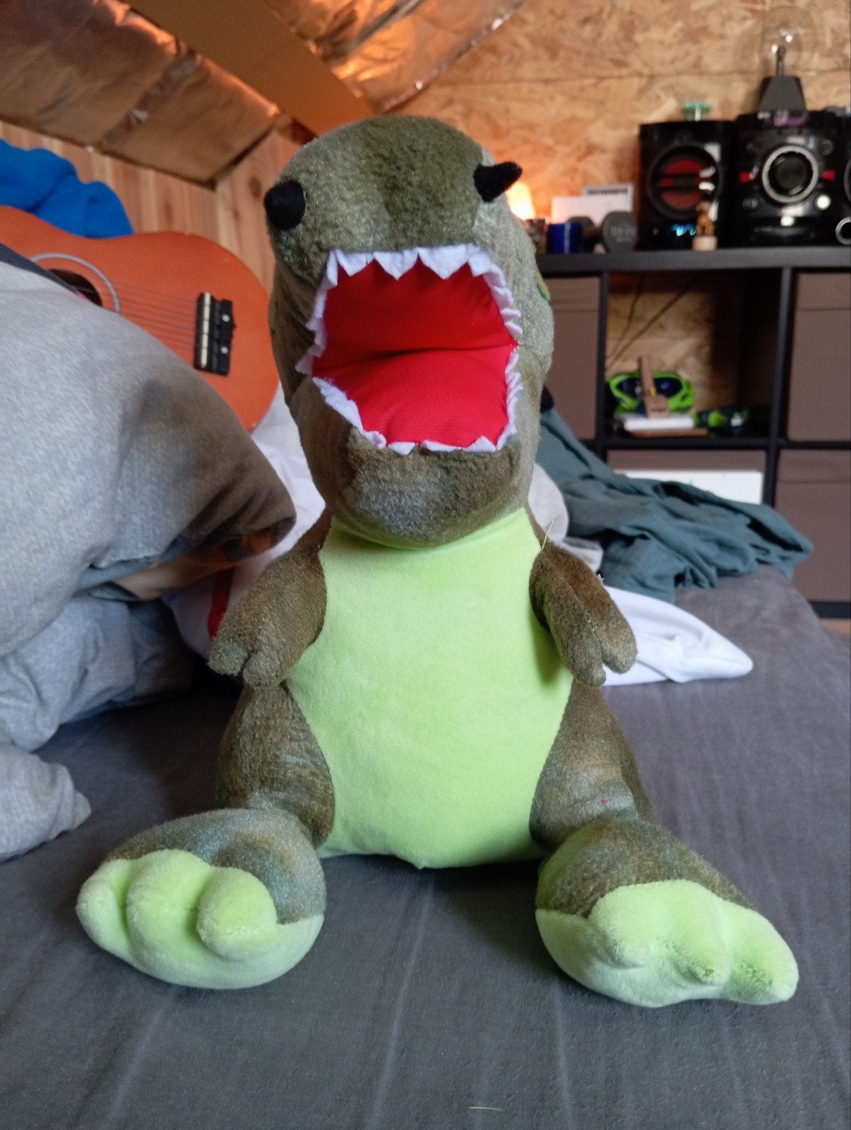 dino knuffel, Ophalen, Zo goed als nieuw, Groen, Dinosaurus
