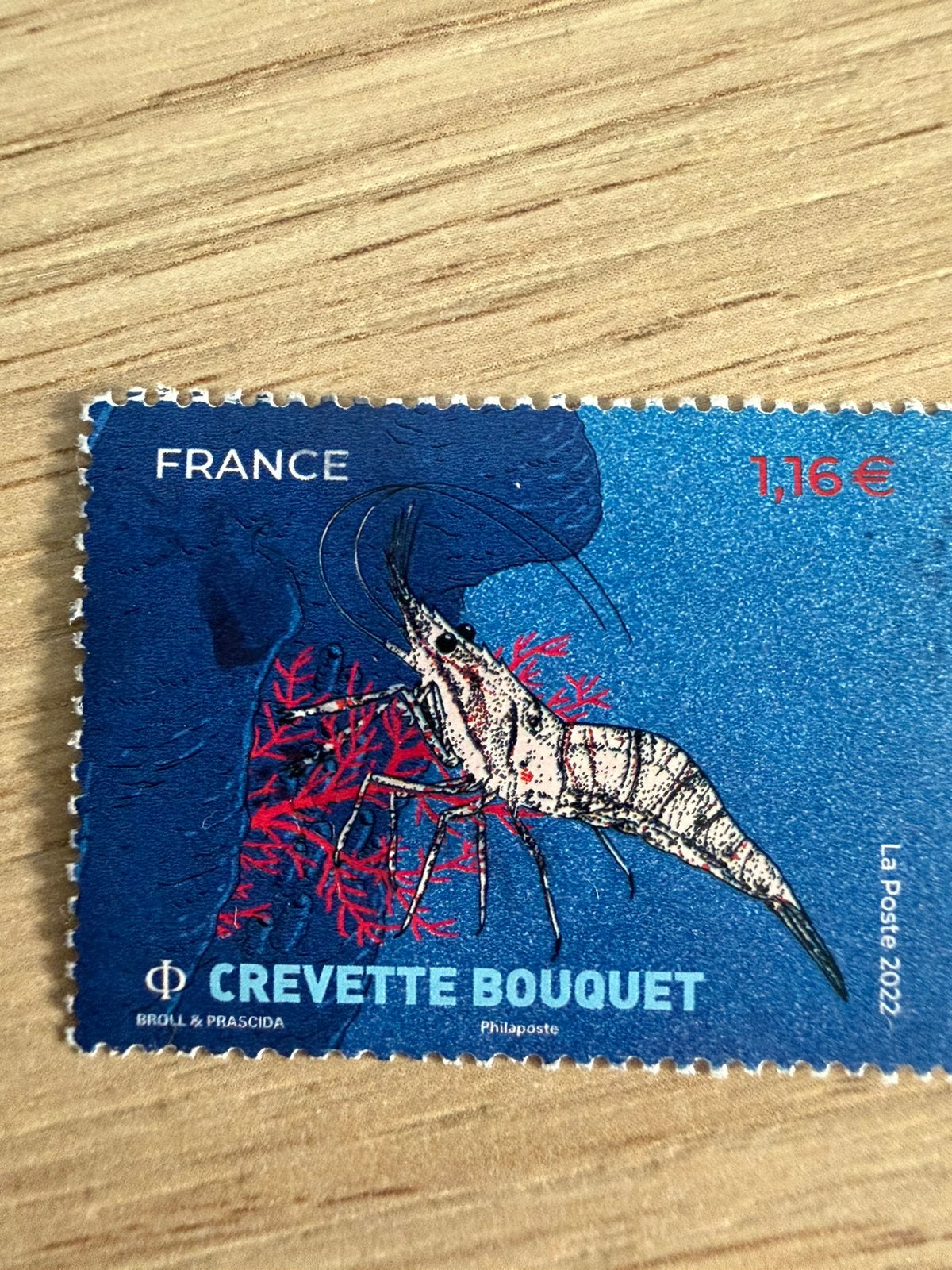 Crevette bouquet 2022 yt 5556, Ophalen of Verzenden