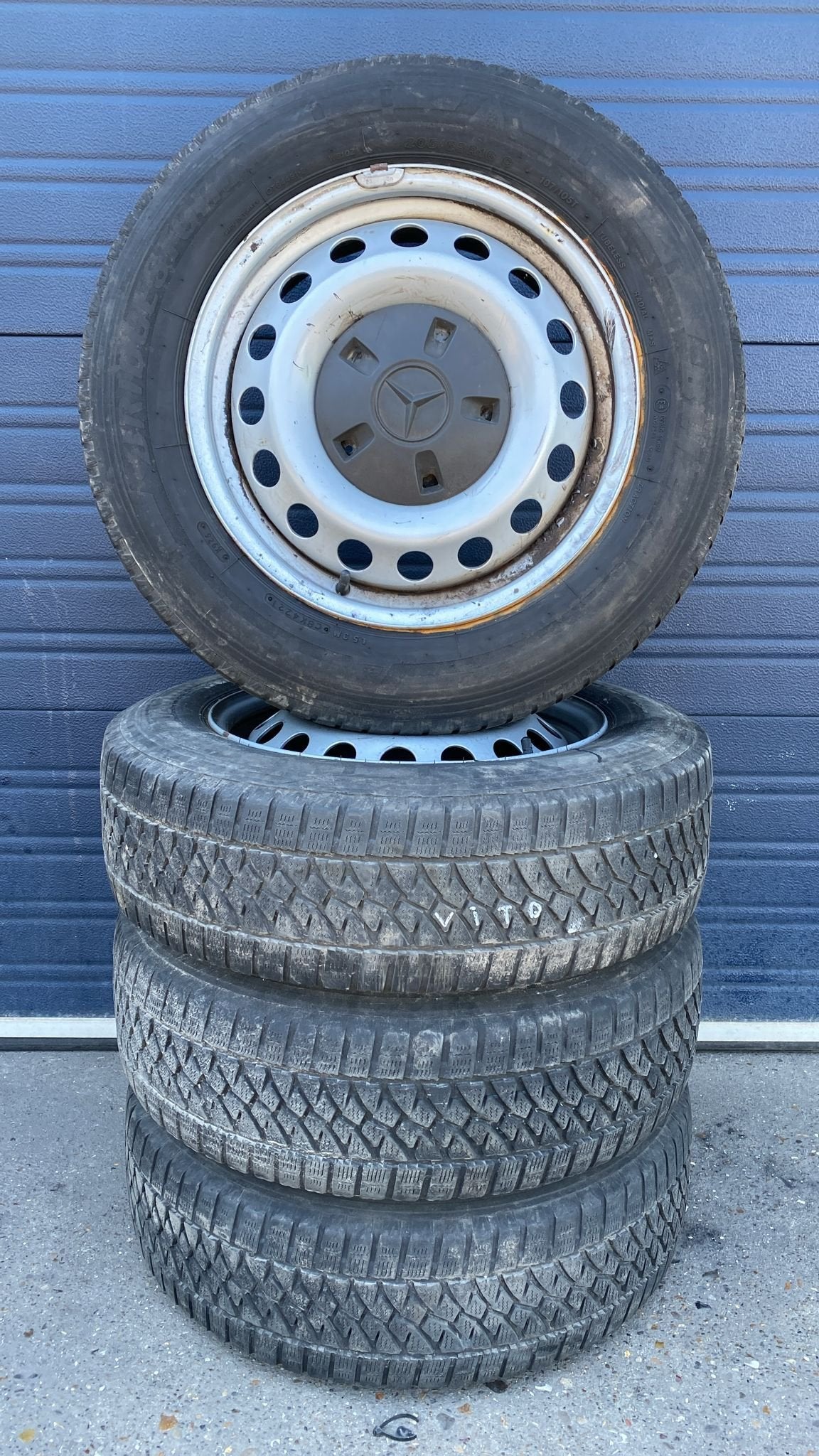 Mercedes-Benz Vito Viano Allseason Banden Set 205-65-16 5x11, -, Banden en Velgen, All Season, -
