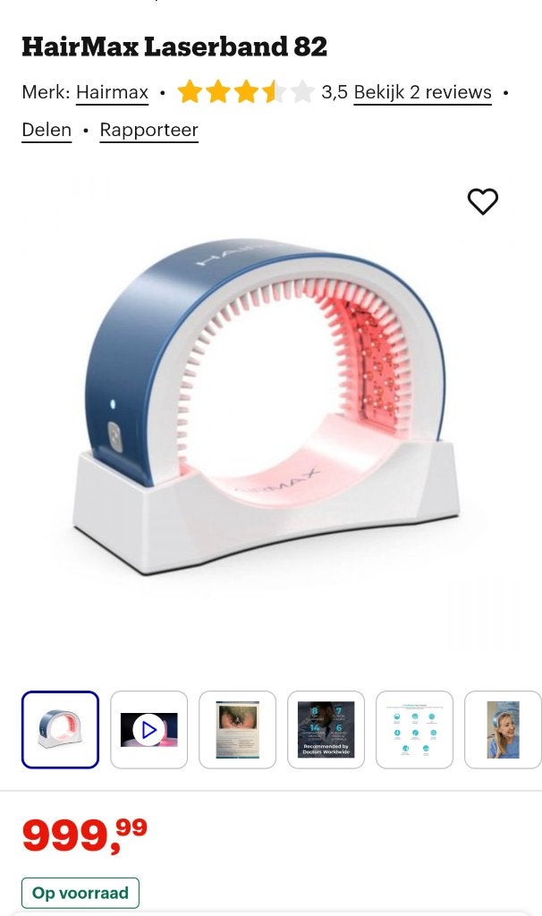 HAIRMAX 82 haar Laserband, Enlèvement, Comme neuf, Soin des cheveux