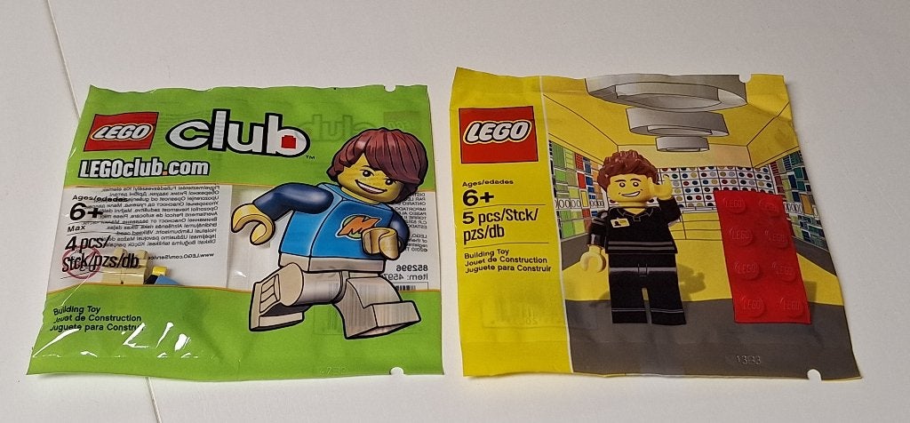 Lego Club Max en Lego Store Employee polybags, Lego, Nieuw, Ophalen of Verzenden, Minifiguur