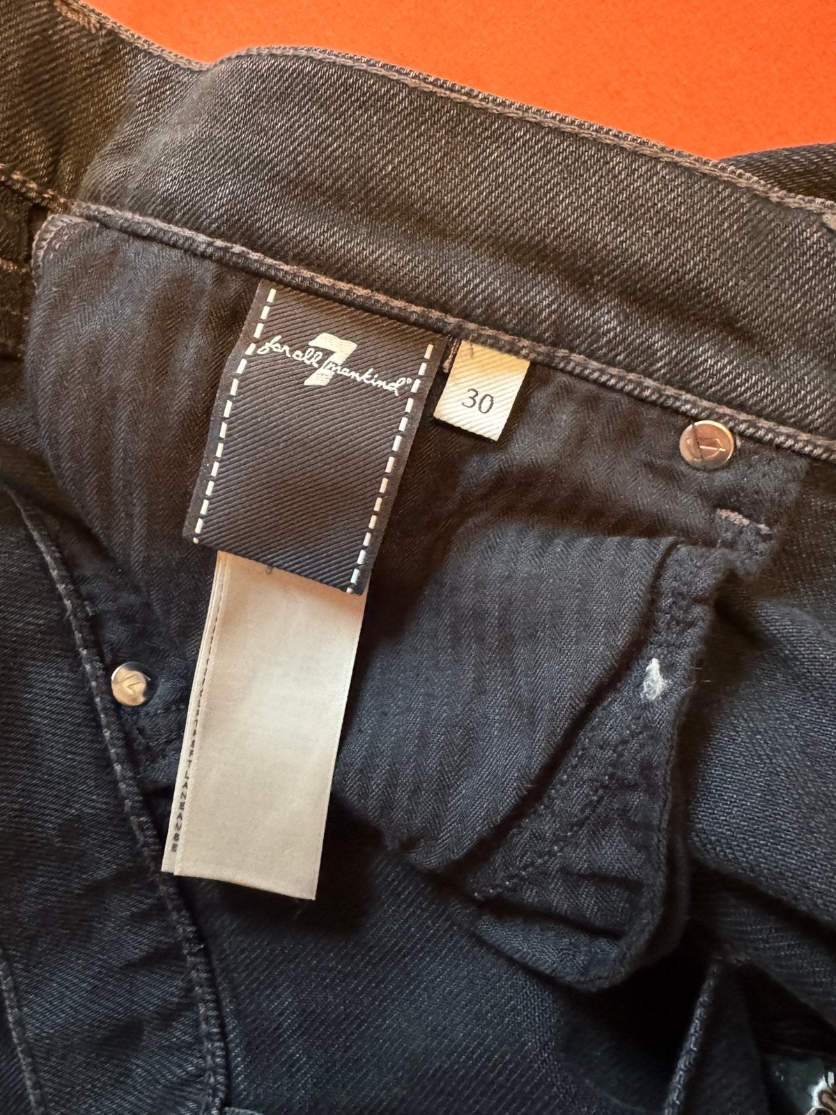 Jeans 7 for all Mankind, Kleding | Dames, Verzenden, Zo goed als nieuw, Zwart