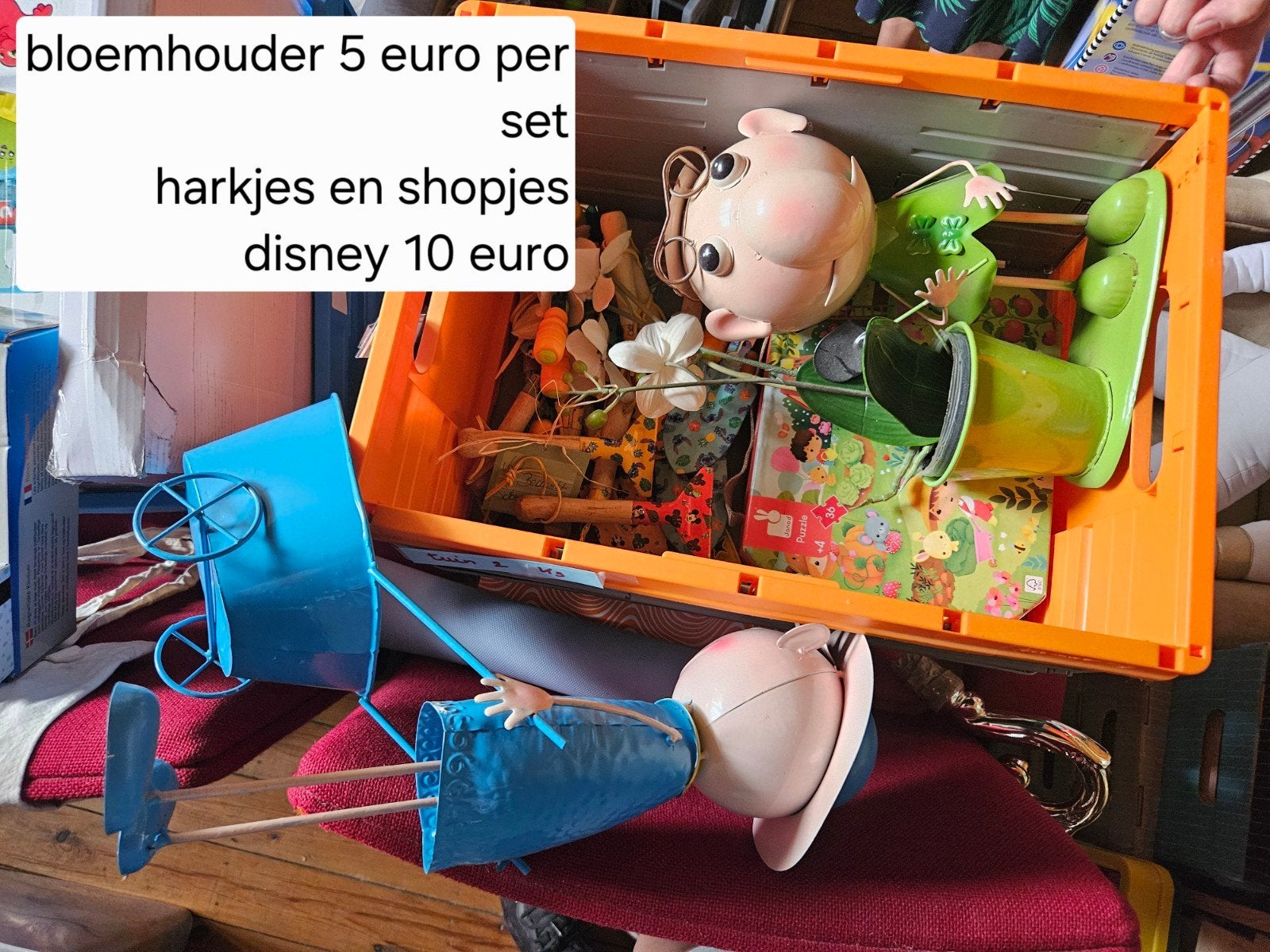 de tuin, Enlèvement