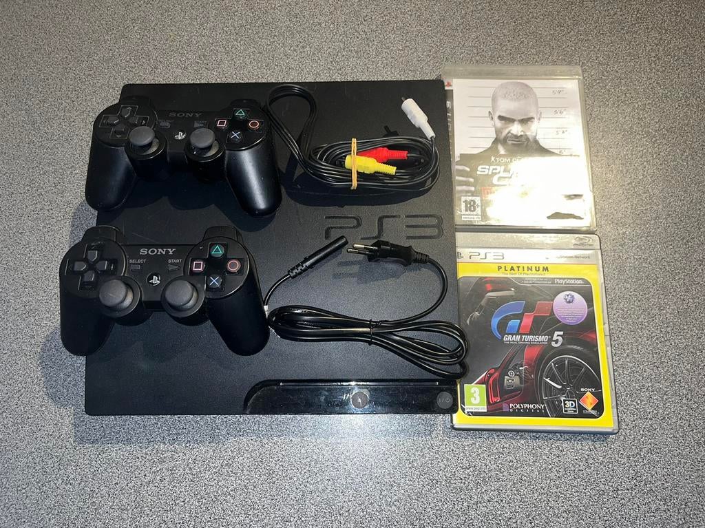 Ps3 console + games, Ophalen, Zo goed als nieuw