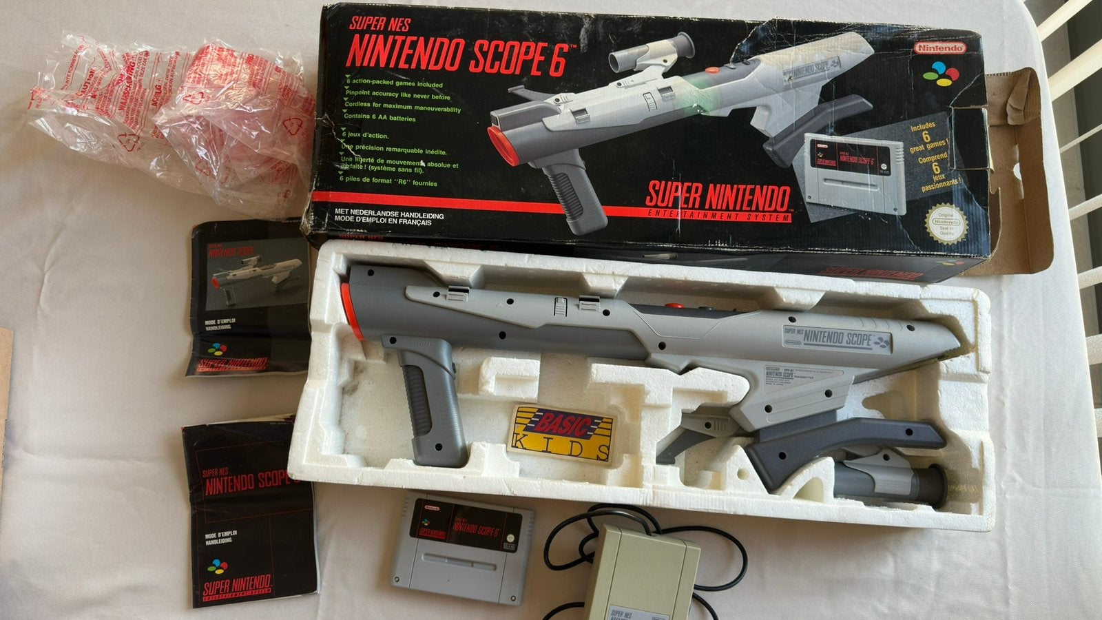 SNES Nintendo Scope 6 (CIB), Consoles de jeu & Jeux vidéo, Enlèvement, Comme neuf