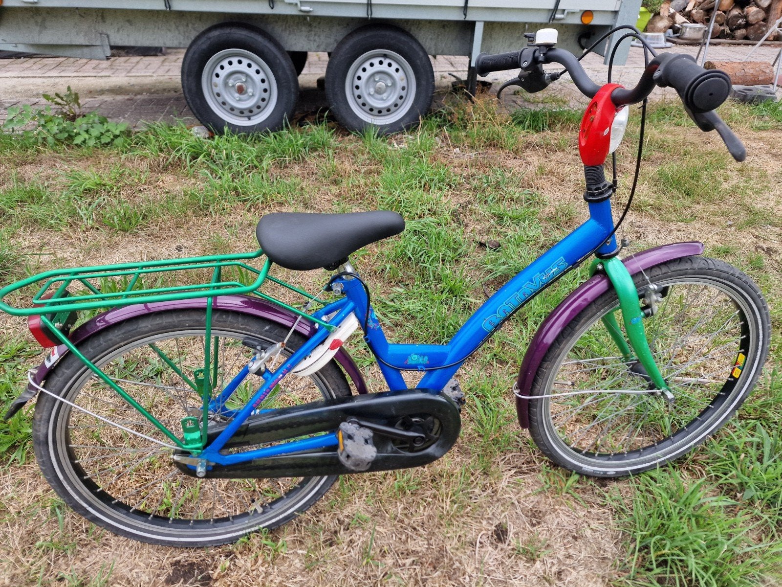 meisjesfiets batavus koala 22", Ophalen, Terugtraprem, 22 inch